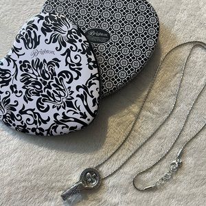 Brighton Badge Clip Necklace